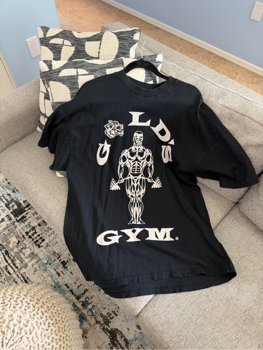 Darc Sport Premium Oversized Gold’s Gym T-Shirt